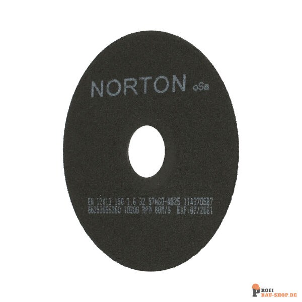 nortonschleifmittel/NORTON_schleifmittel_66253056360 Flat cutting off wheel Non-Reinforced Cut-Off-Norton NRCO-150x1.6x32-57A60NB25_182822